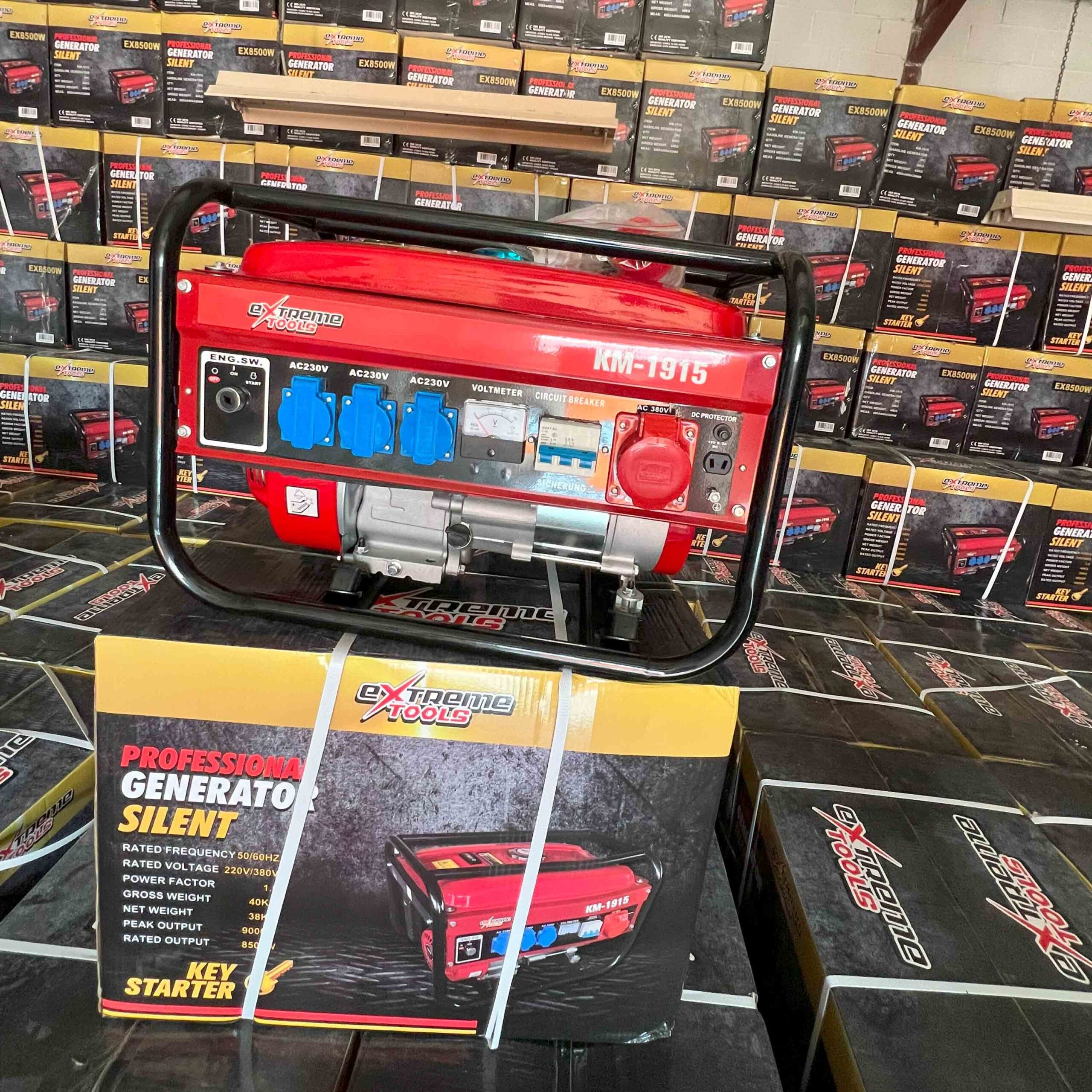 Durable construction of an Extreme Tools gasoline generator