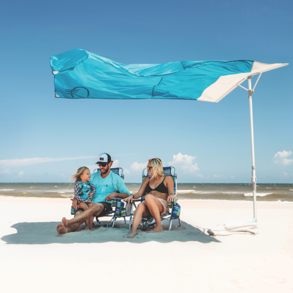 Solbello Shade Beach Umbrella with UPF 50+ protection
