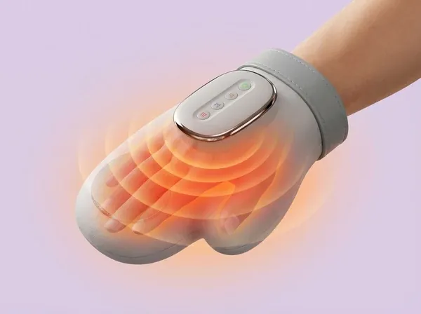Hand massager with vibration settings