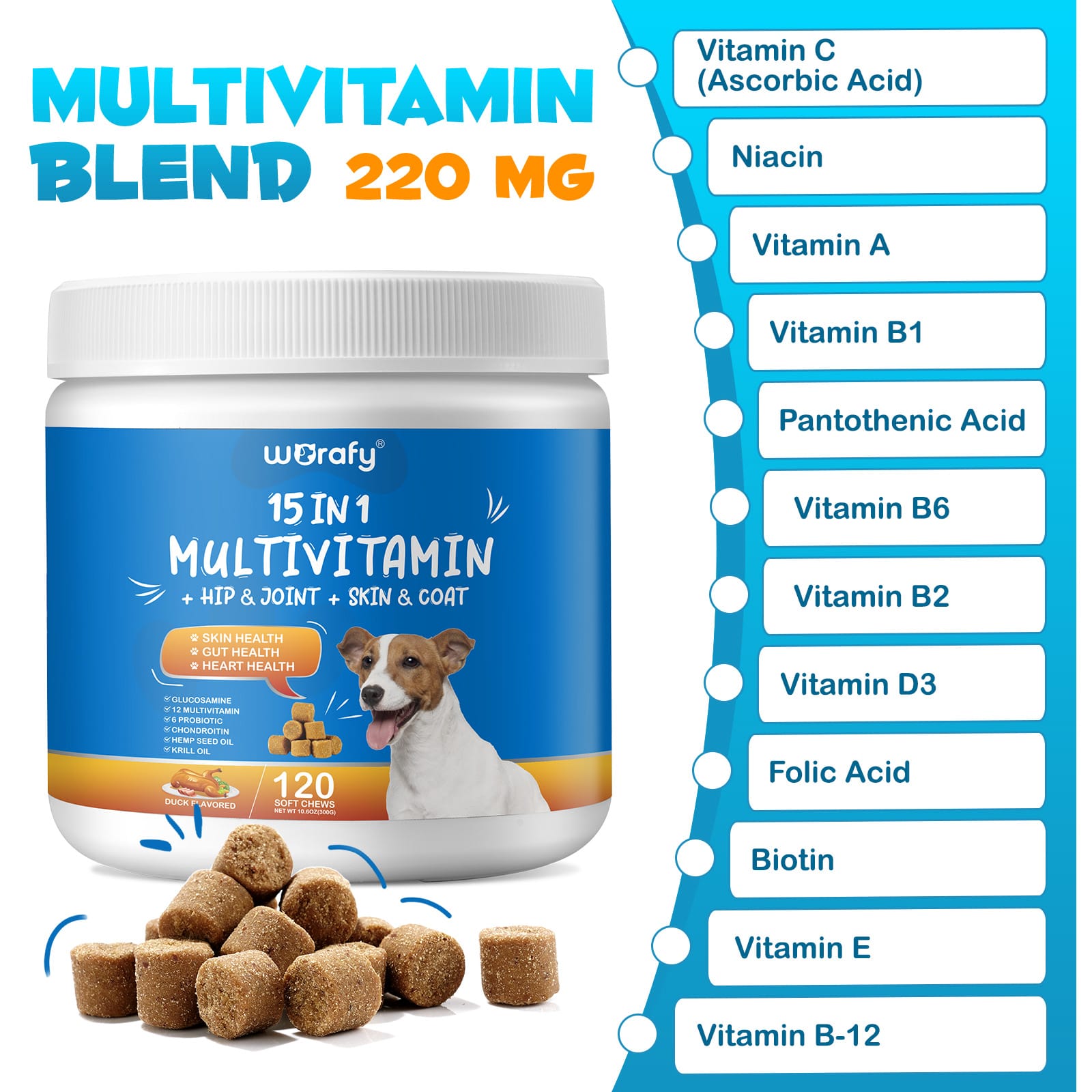 Image showcasing the multivitamin chews packaging.