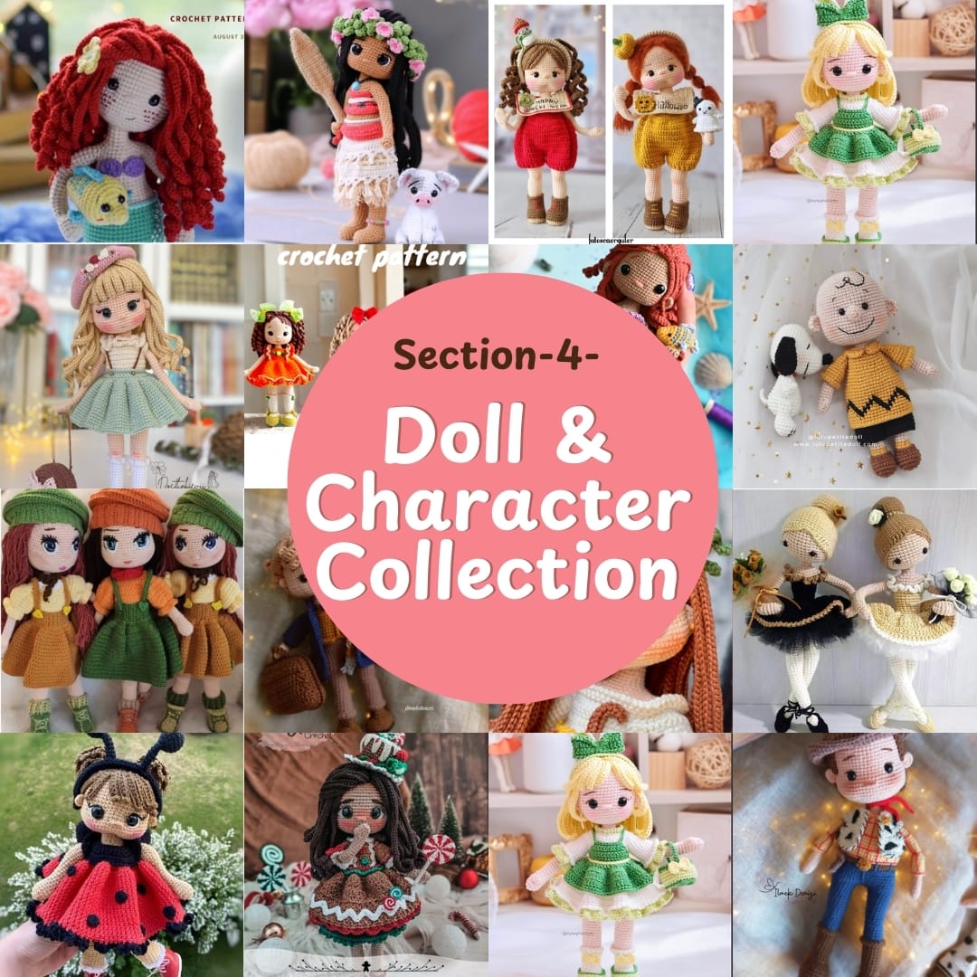 Variety of amigurumi projects available