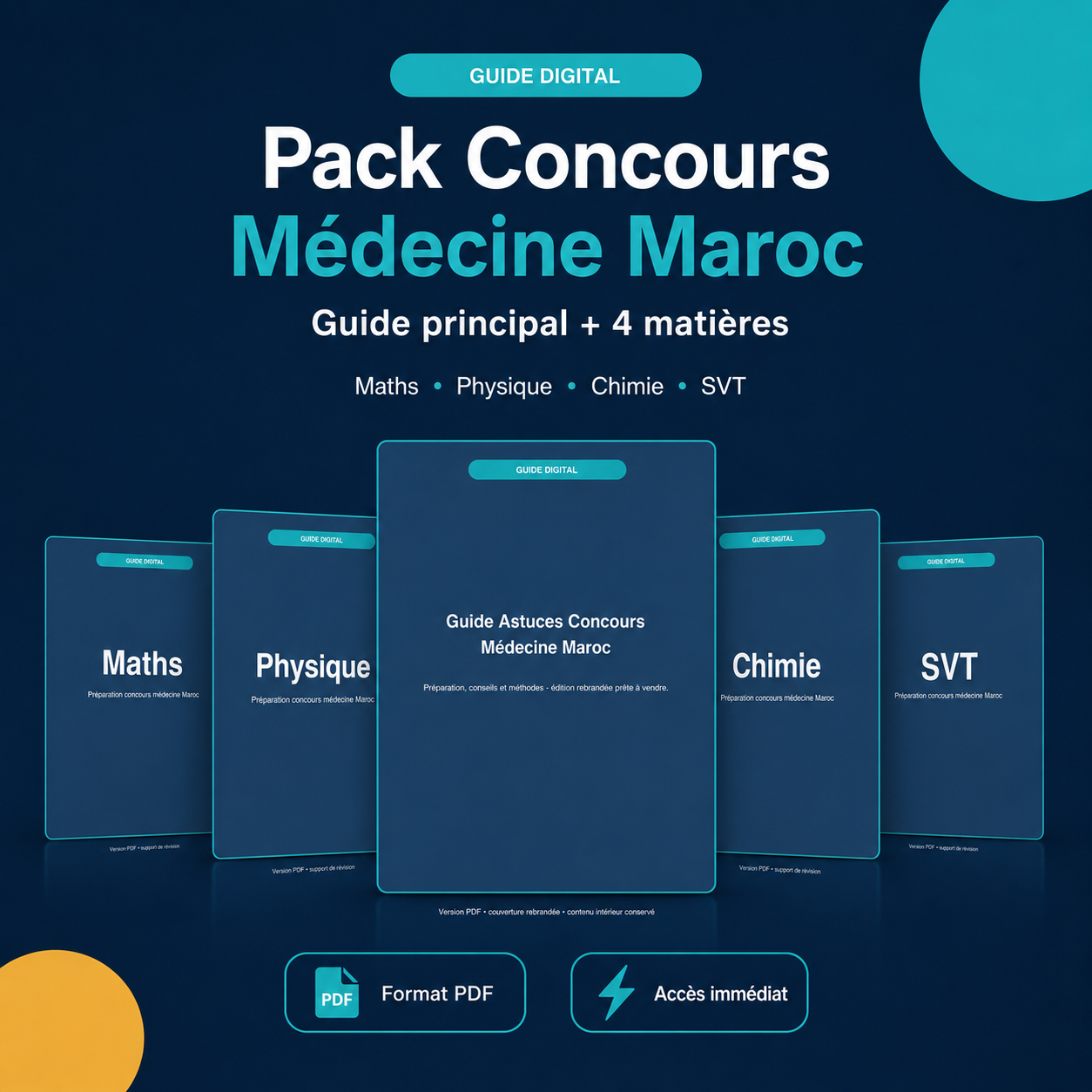Pack digital complet pour réussir le concours médecine au Maroc