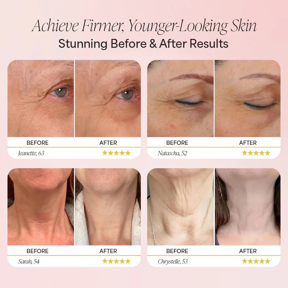 Anti-aging eye and neck cream set for youthful skin