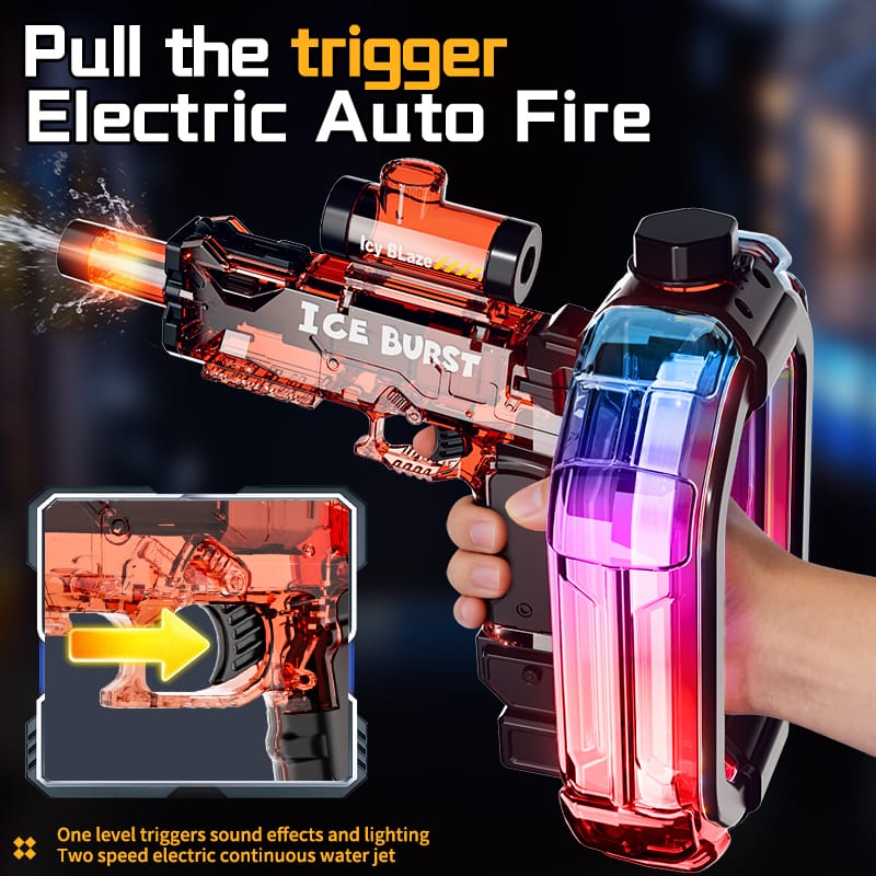 Close up of the high-speed automatic firing trigger mechanism