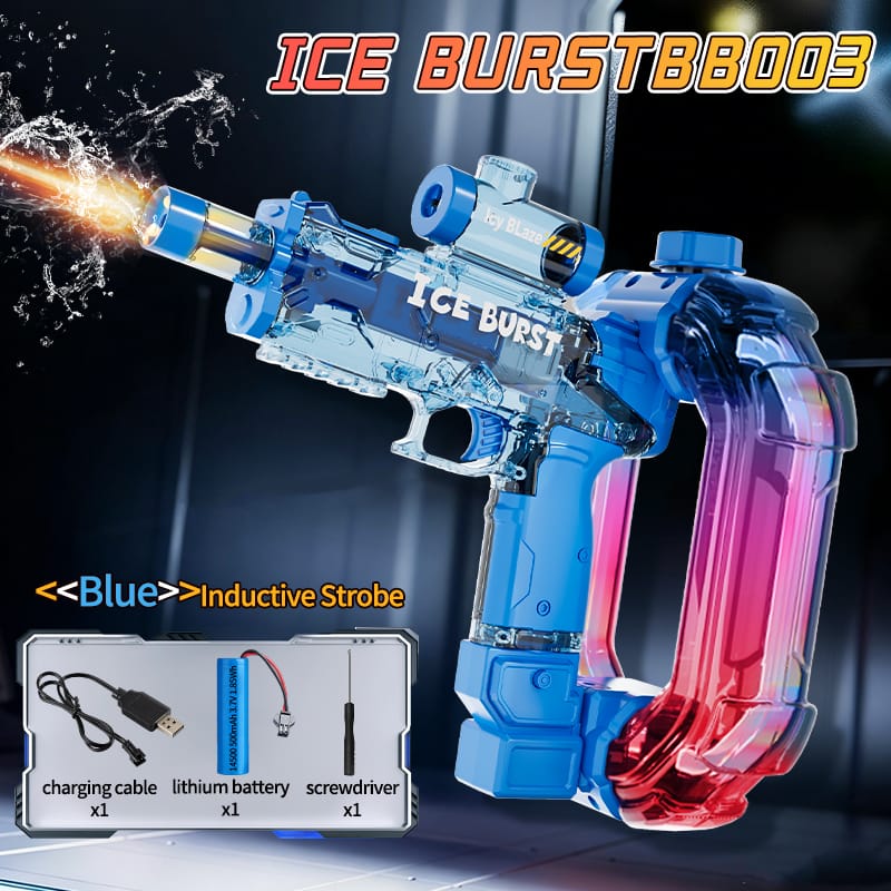 Kids playing with dynamic water gun