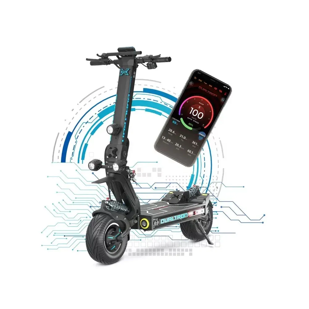 Dualtron X Limited in der Stadt