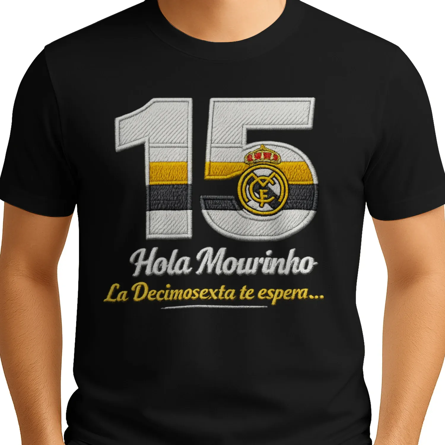 تيشيرت ريال مدريد بتصميم ثلاثي الأبعاد