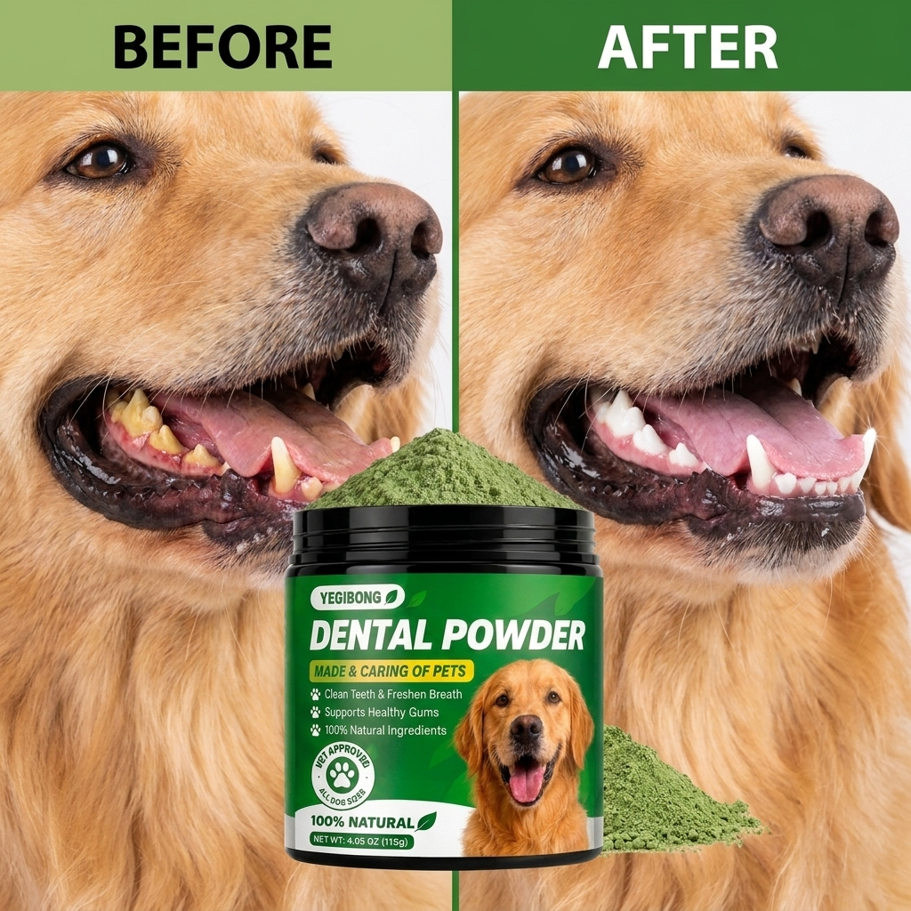 Professional comparison of dental transformation showing improved hygiene and cleaner teeth after treatment.