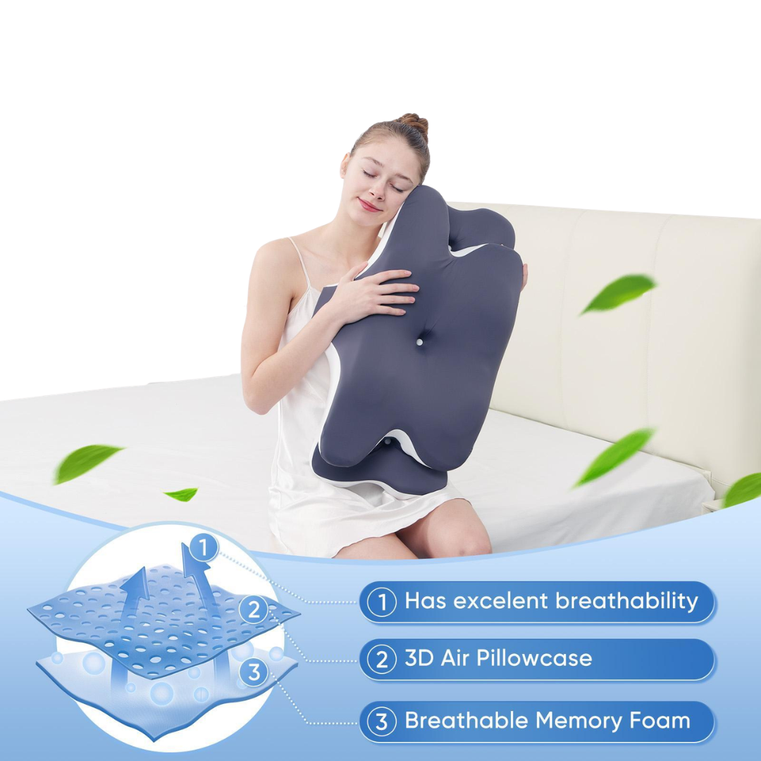 Detalle de gel refrescante en almohada