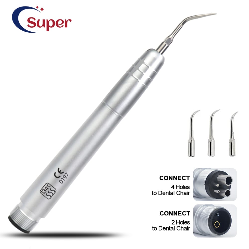Professional dental cleaning device with multiple attachments