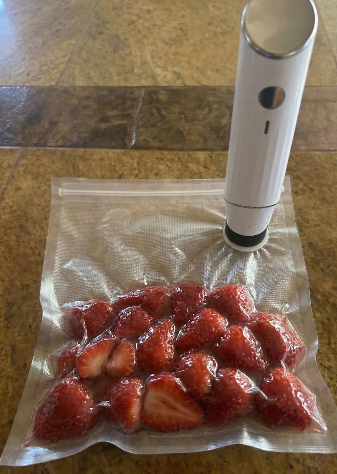 Crisp carrots and peppers in storage bags