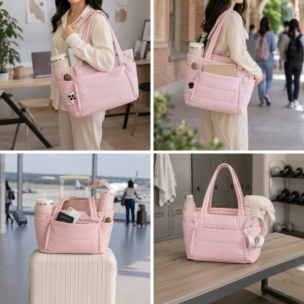 Stylish urban minimalist handbag suitable for professionals and students