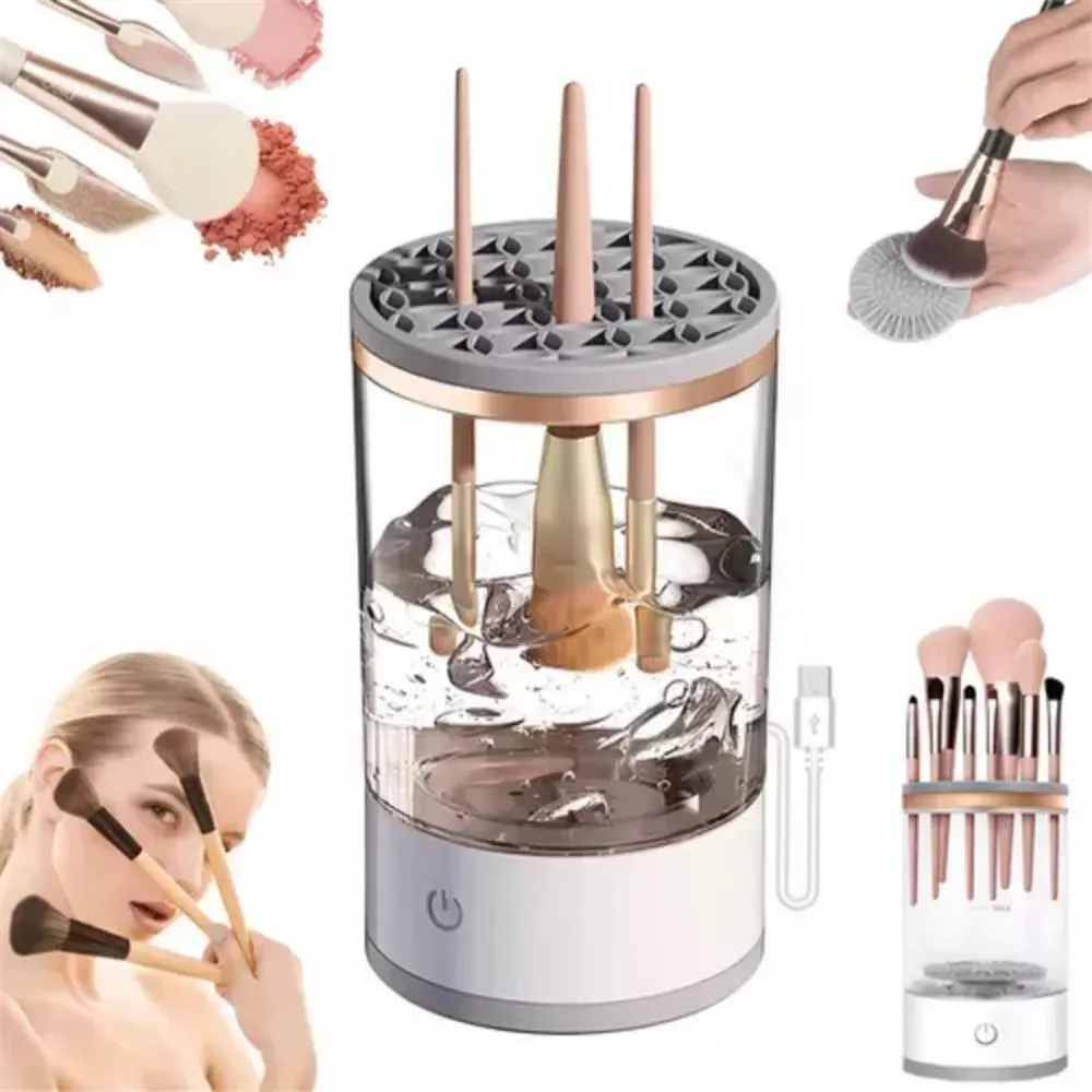 Máquina limpiadora de brochas eléctrica con modelo