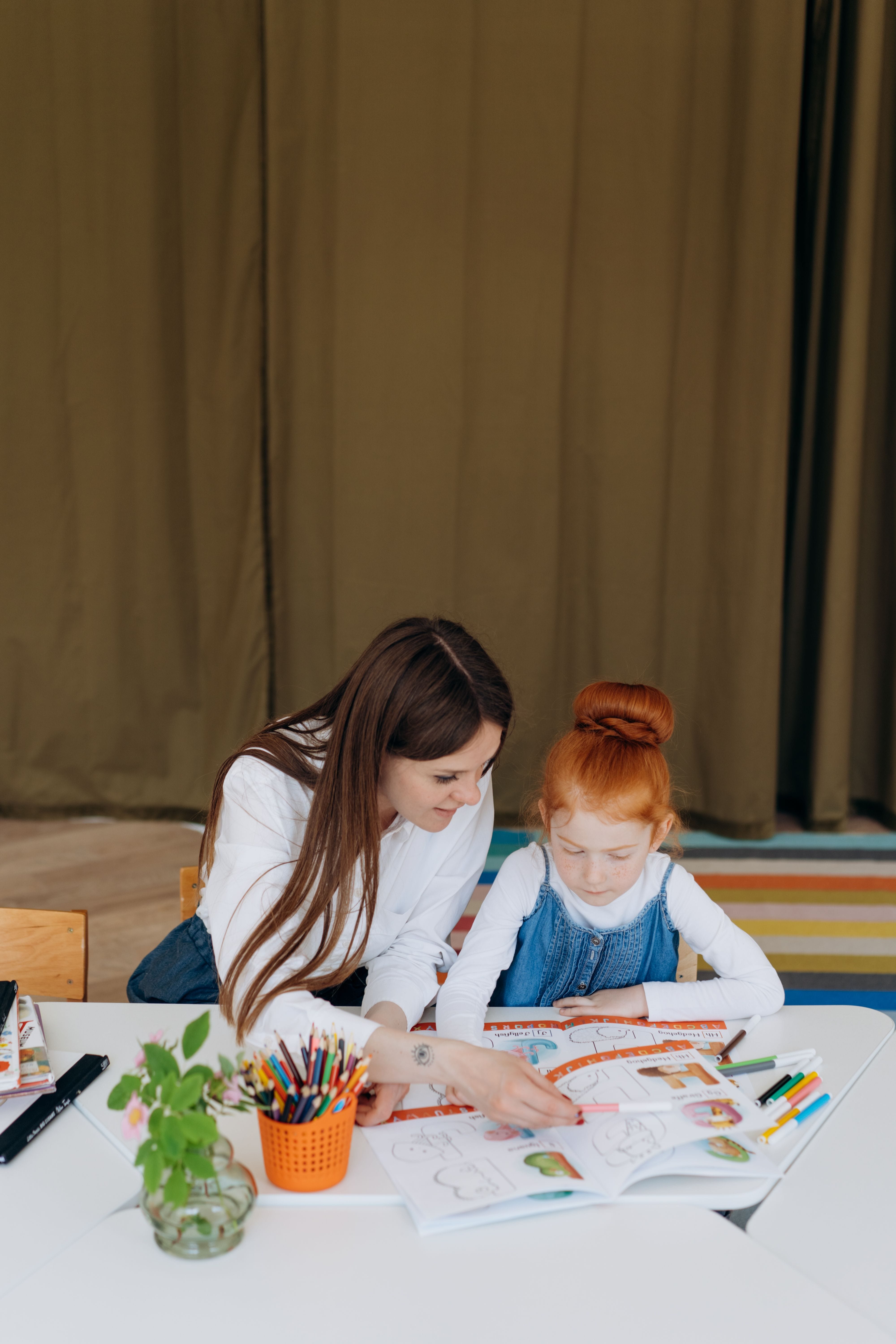 A peaceful mother practicing self-care and emotional mindfulness