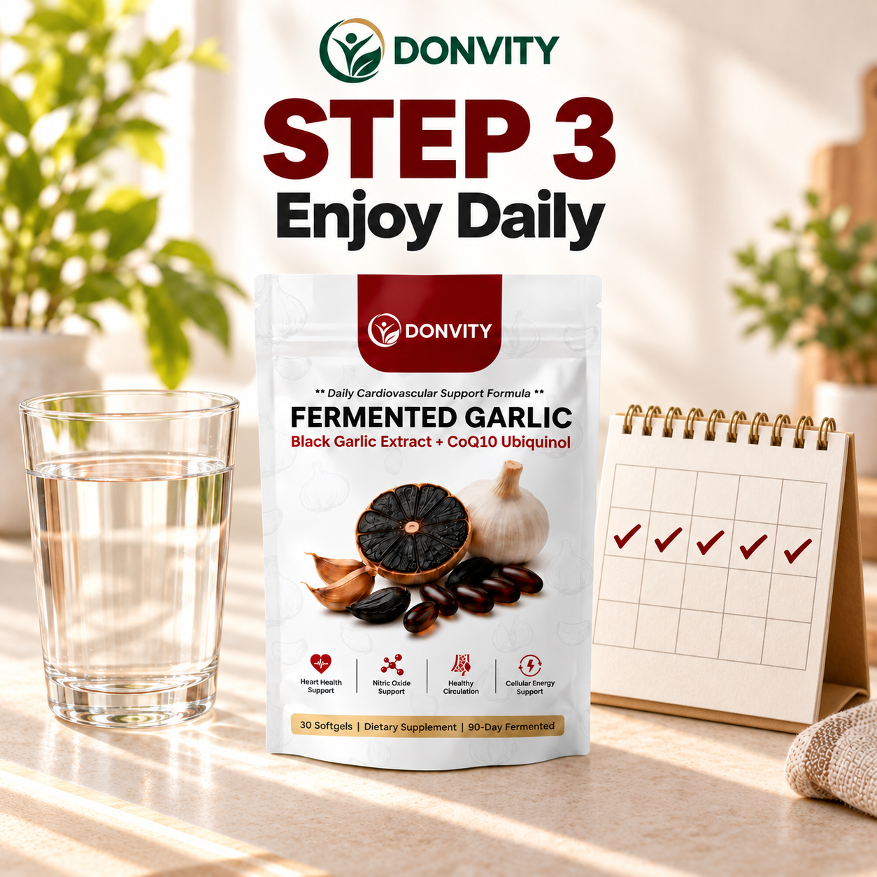 Feeling energized and consistent with daily health routine