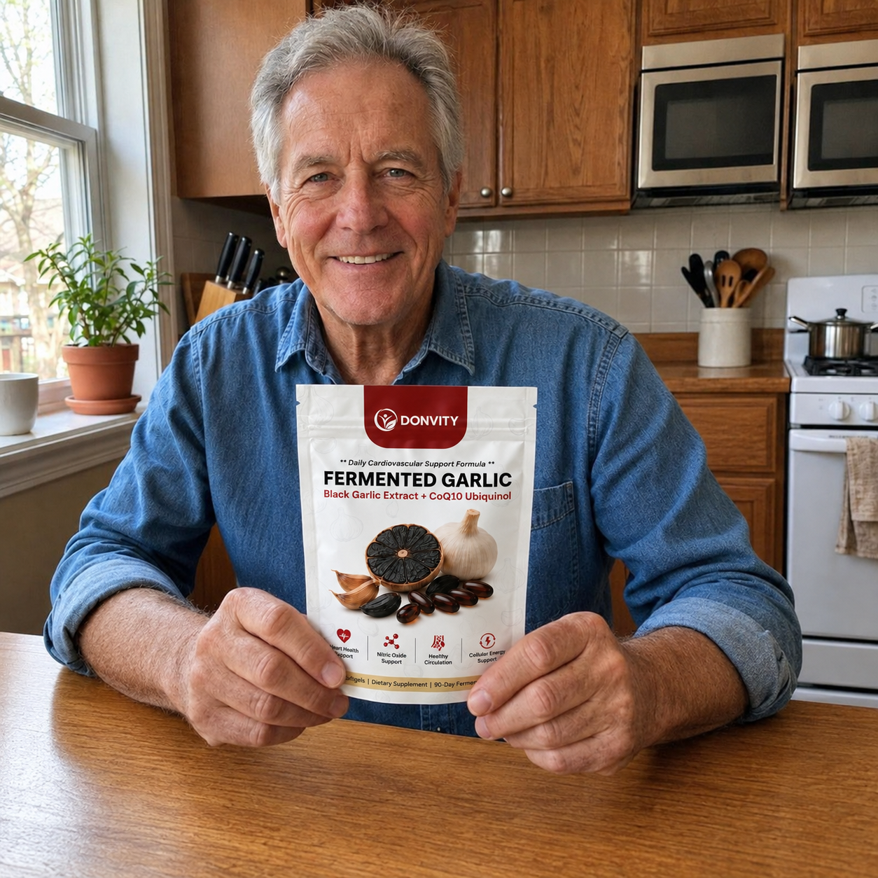 Happy user enjoying improved digestion and better daily health