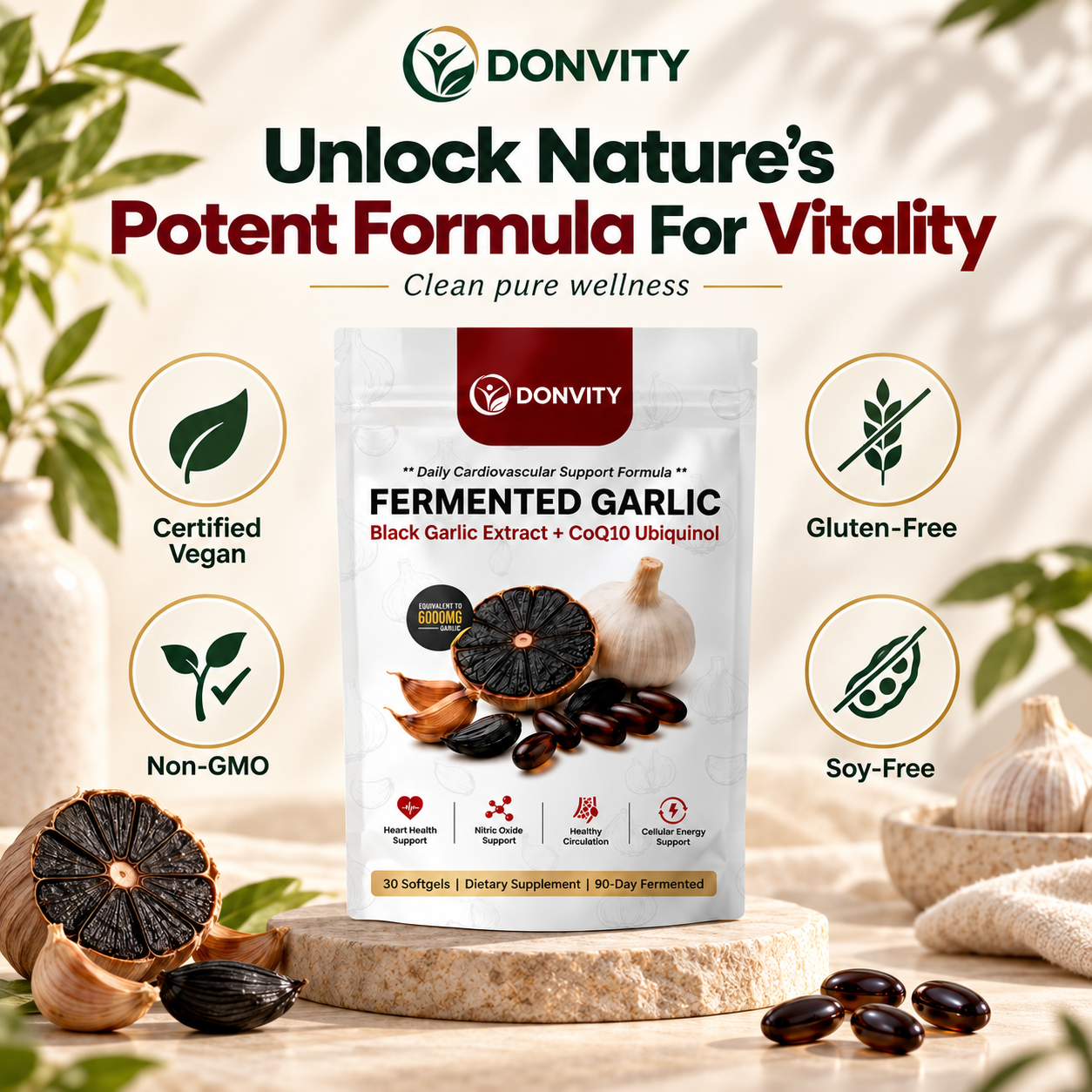Natural organic ingredients showcasing purity and health benefits for customers