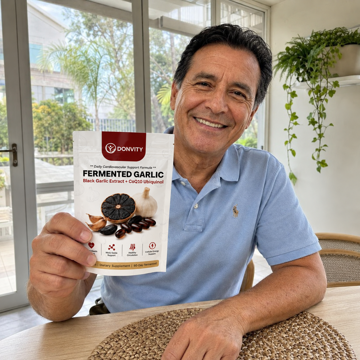 Active individual feeling energized and healthy during the day