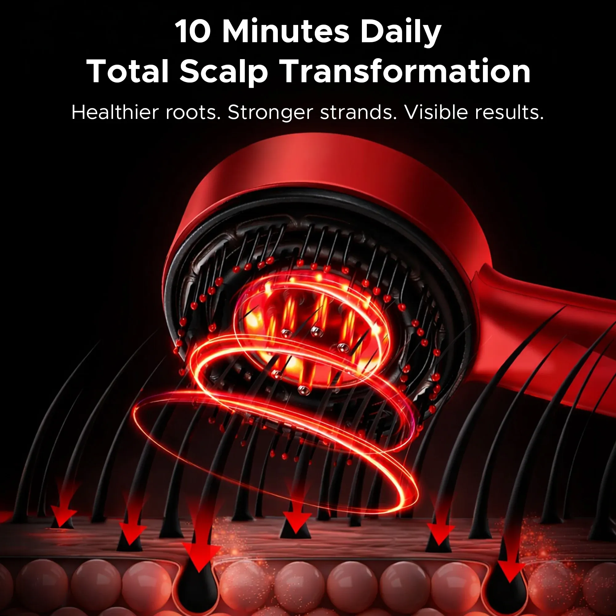 Integrated red light therapy