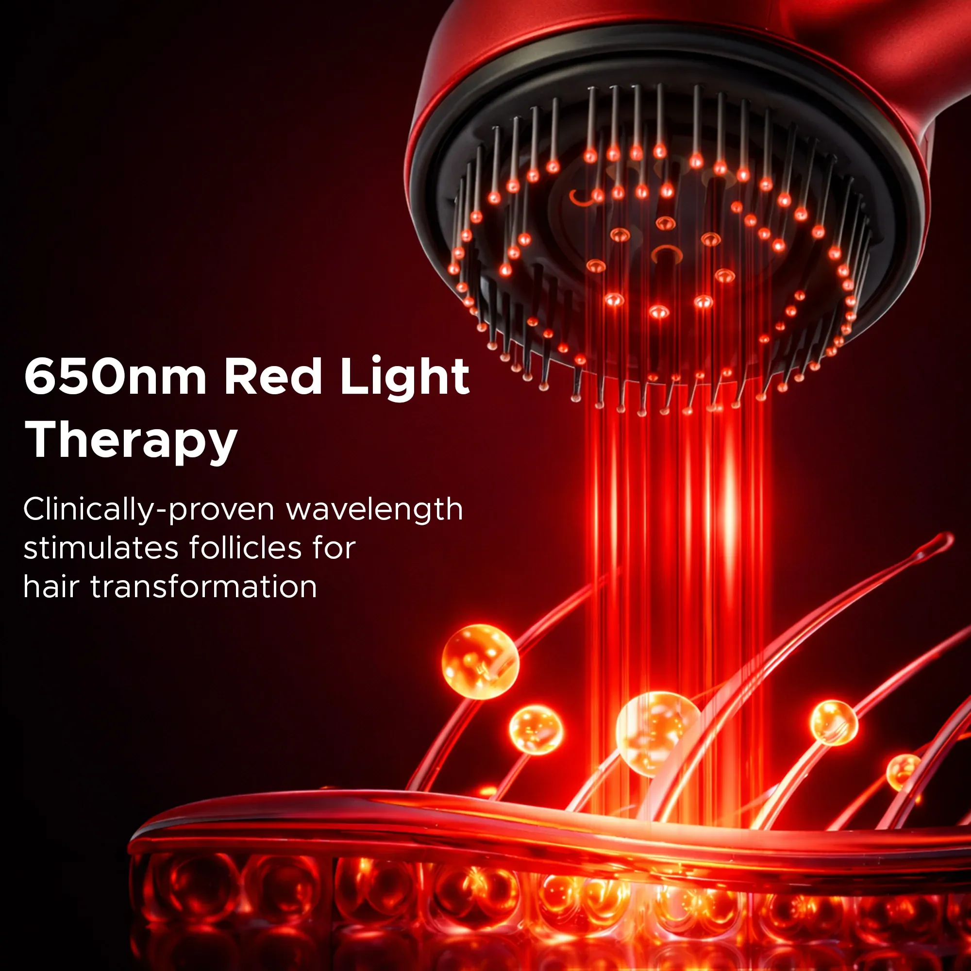 Personal scalp spa device for thicker hair