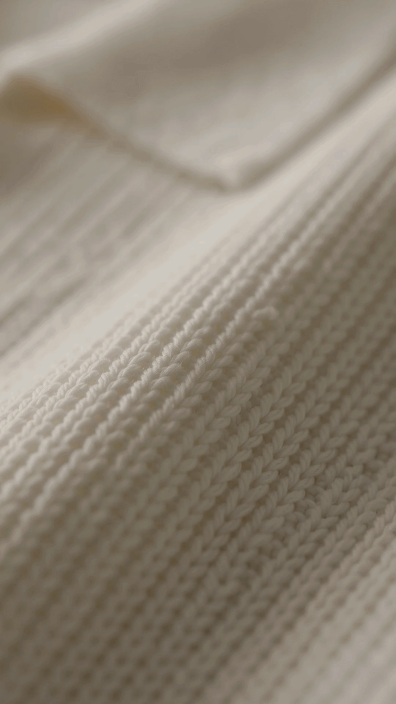 Elegante gerippte Strickjacke mit goldenen Knöpfen und modernen Laternenärmeln für den perfekten Look