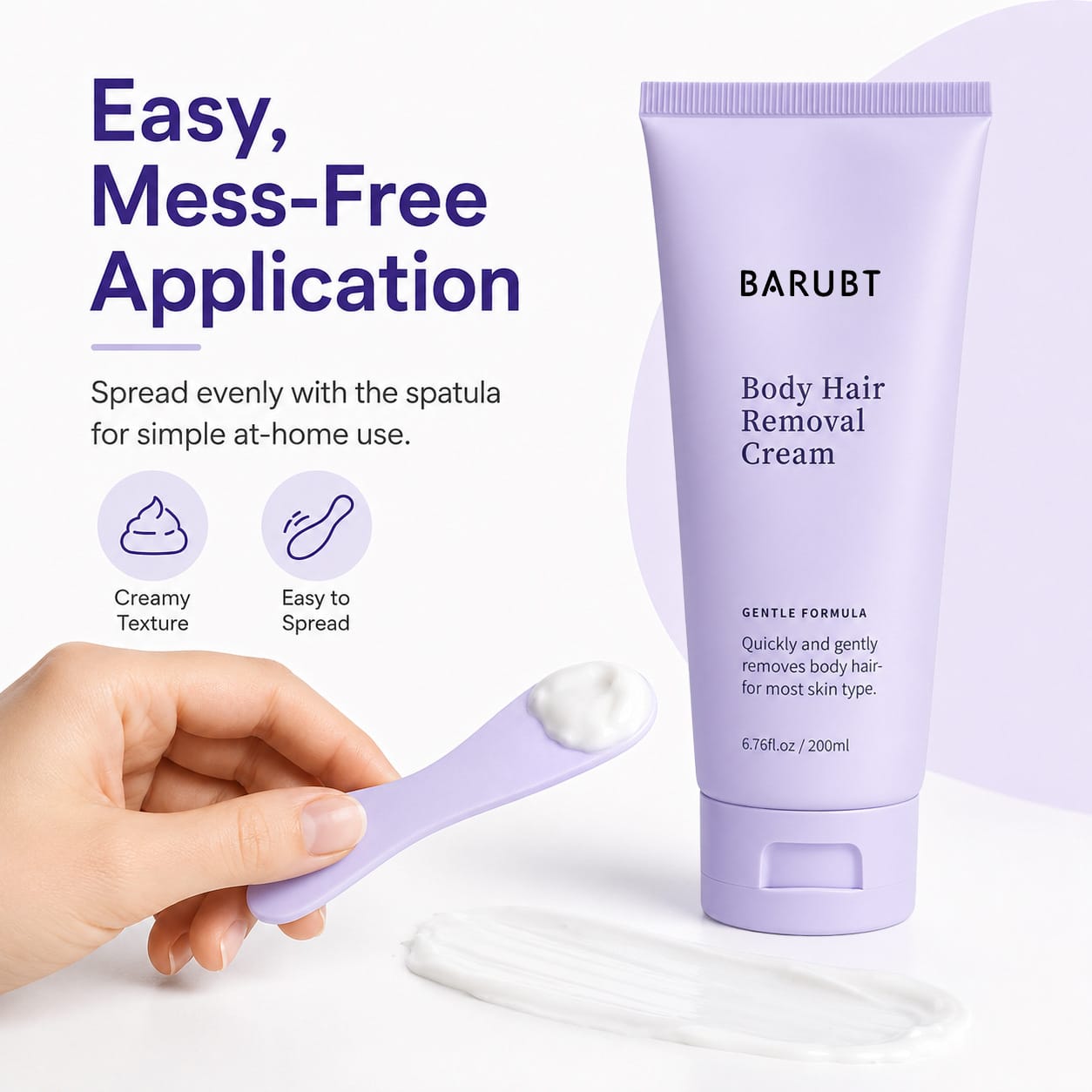 Facial Hair Removal Cream For Gentle Daily Cleansing