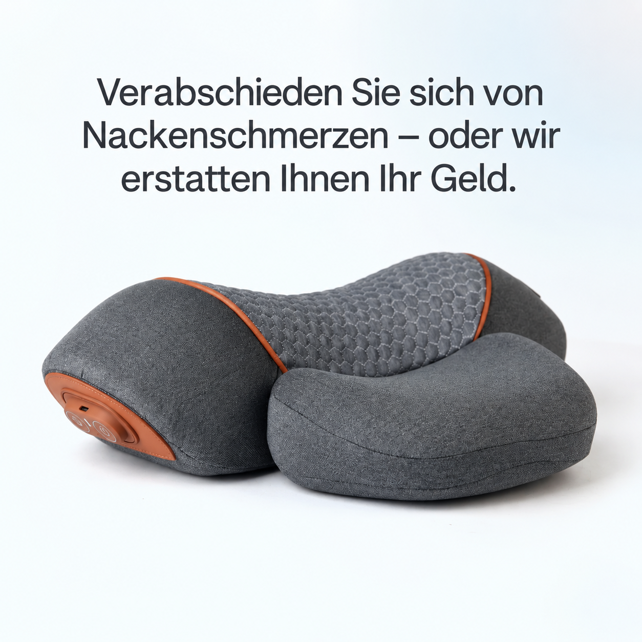 Gipfelruh Kissen zeigt ergonomische Form und Memory-Schaum