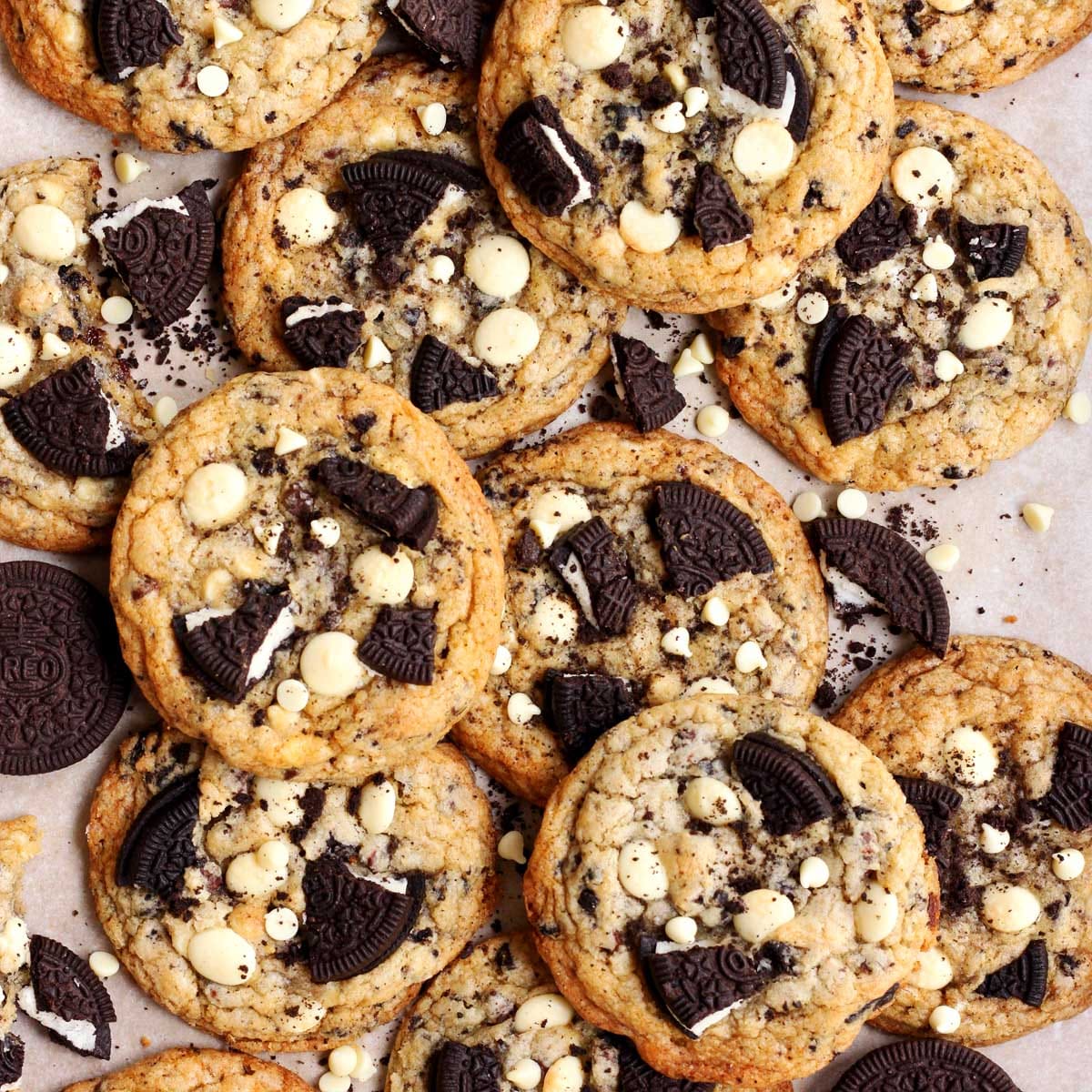 Close up of gourmet decorated sugar cookies