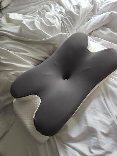 Close up of memory foam texture and support
