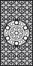Decorative Wall & Door Panel CNC - Laser, Plasma, Router Vector Cut Files (DXF, SVG, AI, CDR)
