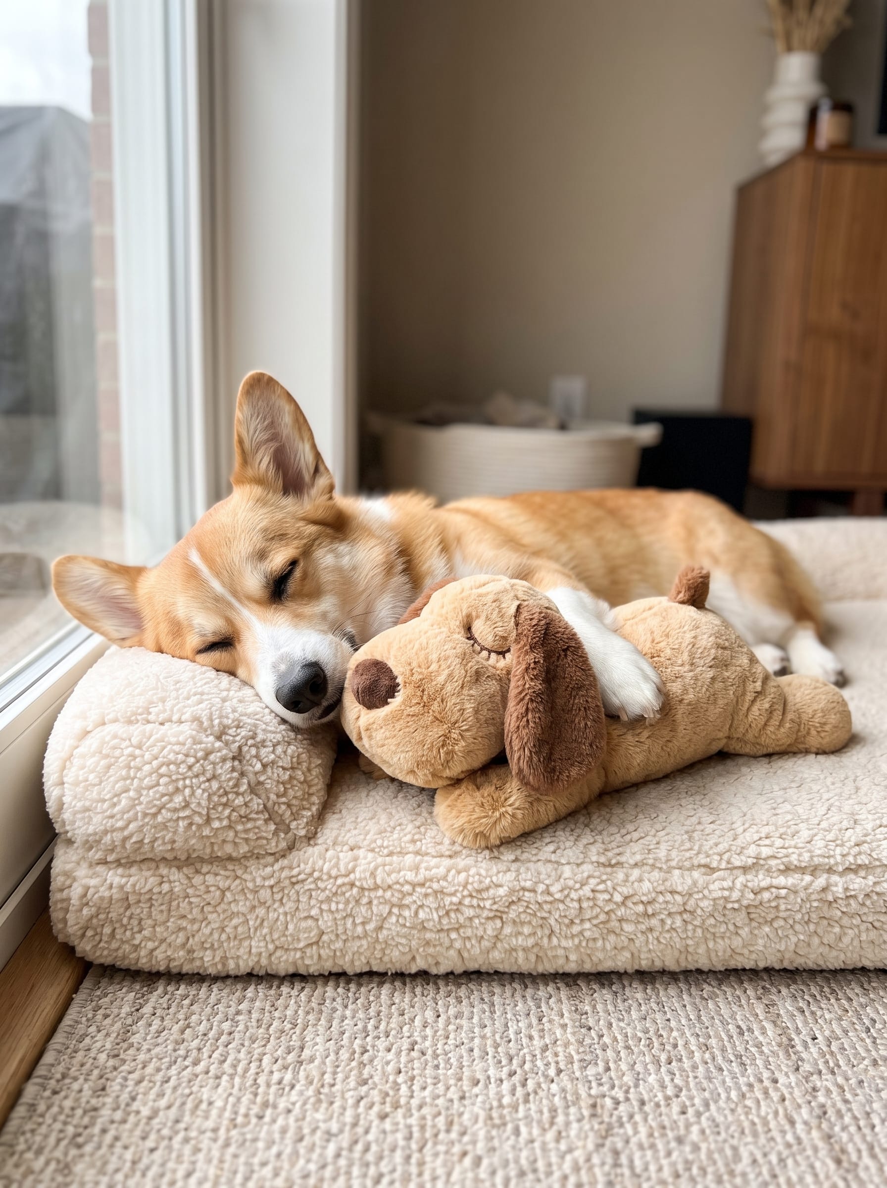 CalmPup heartbeat plush puppy toy for dogs