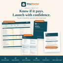 StayStarter Launch & Profit Kit: Short-Term Rental Planner & Tracker