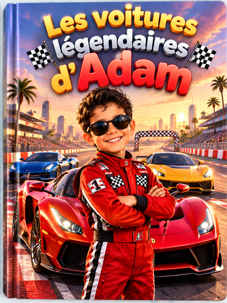 Child enjoying a personalized storybook with their photo and name